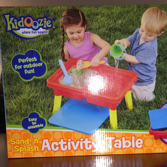 kidoozie sand n splash activity table